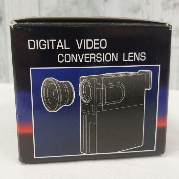 Vintage Kenko KNT-20 Digital Convertion Video Camera Lens w Stepping Ring - Picture 5 of 7